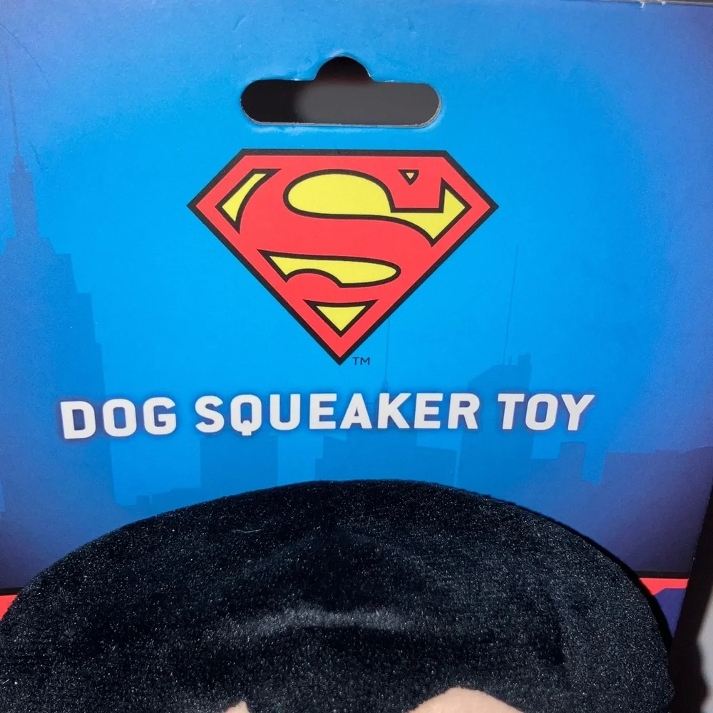 DC Superman Red and Blue Pet Toy Set Squeak‎ & Crinkle